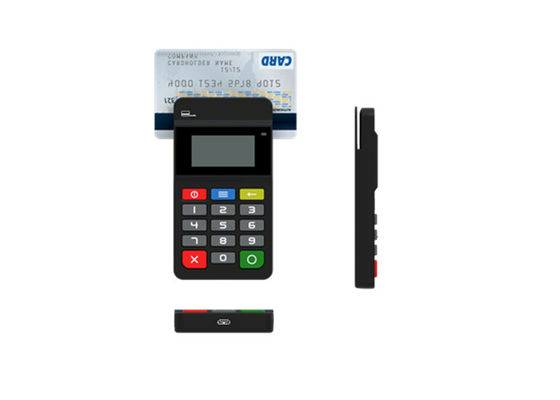 Đầu đọc thẻ Visa Thiết bị Pos cầm tay Chứng chỉ EMV 60mm với 2 khe cắm PSAM
