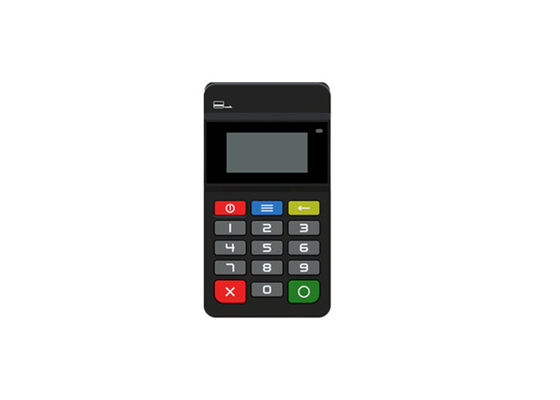 Thiết bị đầu cuối Pos cầm tay màu đen Thiết kế thời trang Máy in thiết bị đầu cuối Pos