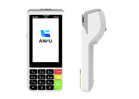 BT Wireless POS Terminal Scan Quét mã vạch QR 1D 2D Với NFC Và Máy in 58mm All In One