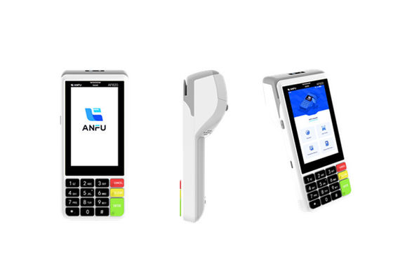 ANFU EMV được chứng nhận Android Điện thoại thông minh thanh toán POS 4g cầm tay thanh toán thẻ gạt POS Terminal với NFC Reader