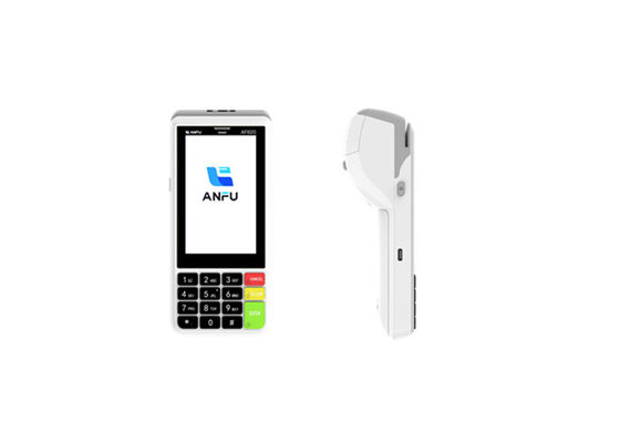 ANFU EMV được chứng nhận Android Điện thoại thông minh thanh toán POS 4g cầm tay thanh toán thẻ gạt POS Terminal với NFC Reader