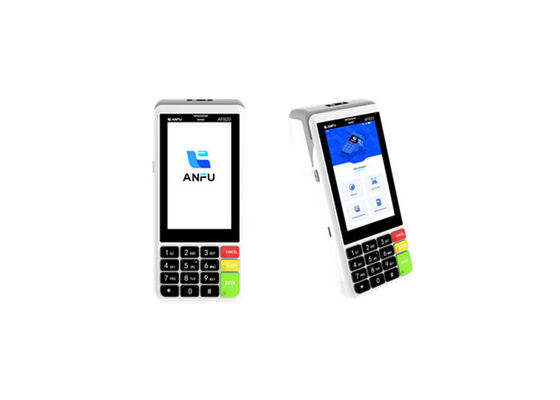 ANFU EMV được chứng nhận Android Điện thoại thông minh thanh toán POS 4g cầm tay thanh toán thẻ gạt POS Terminal với NFC Reader